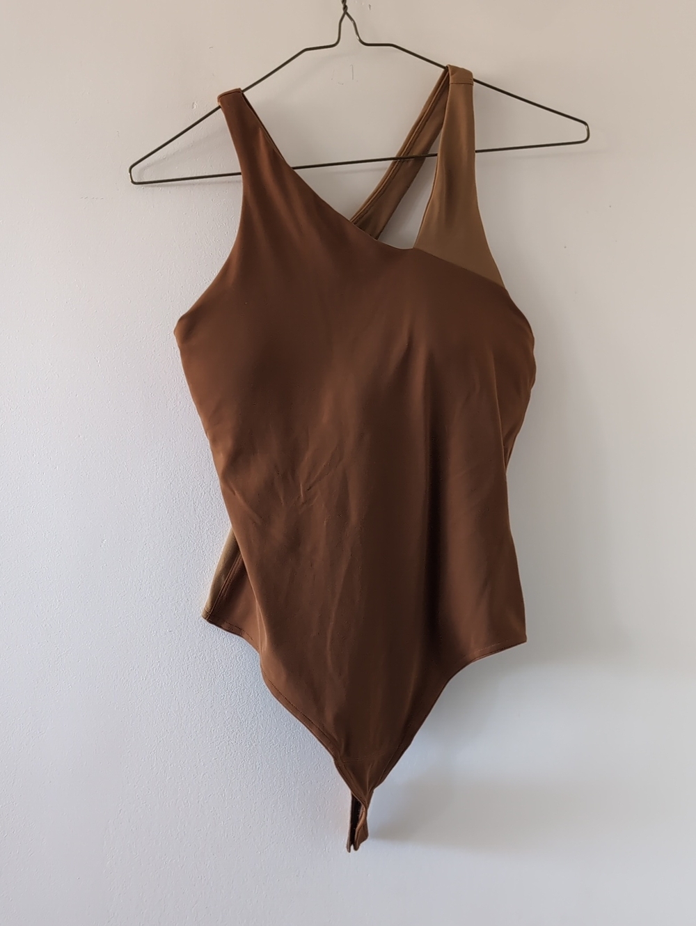 Lululemon Nulu Asymmetric Bodysuit With Light Support
